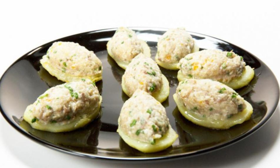 Рецепт запеченного форшмака на картофельных медальонах