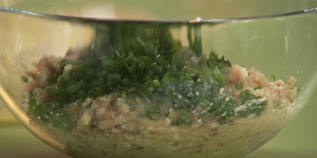 запеченный форшмак на картофельных медальонах