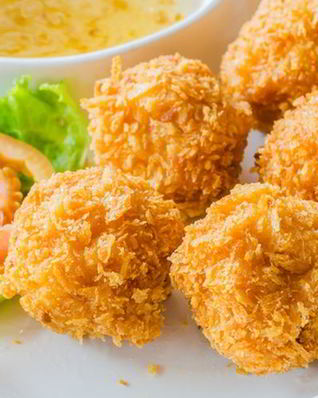 Фрикадельки с креветками