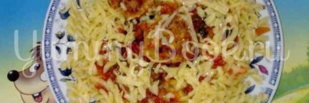 Фрикадельки с макаронами в соусе