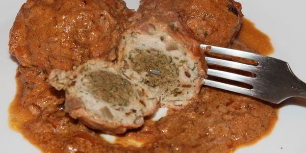 фрикадельки с сюрпризом