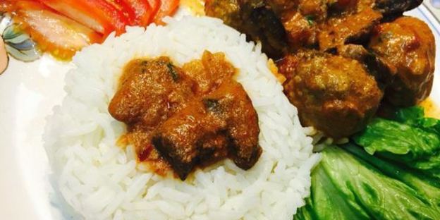 фрикадельки в грибном соусе