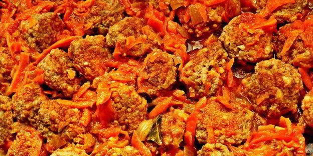 фрикадельки в моркови