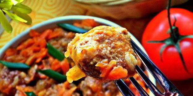 фрикадельки в моркови