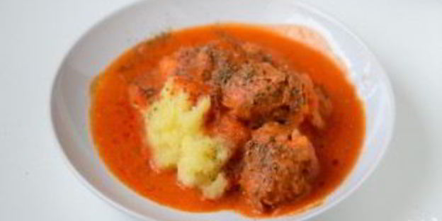 говяжьи фрикадельки в томатном соусе