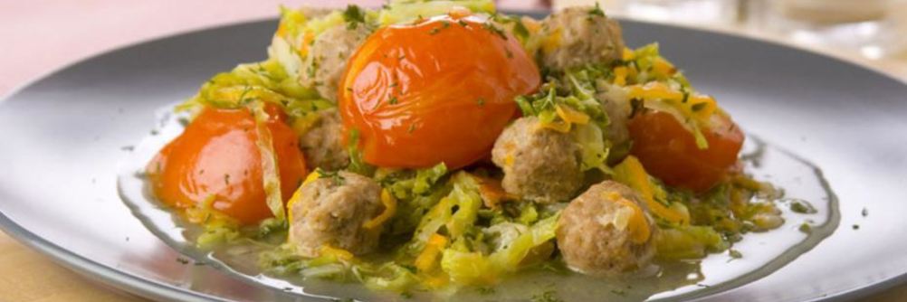 Капуста с фрикадельками