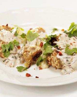 Куриные фрикадельки с пюре