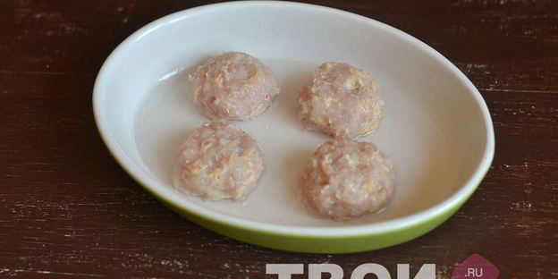 куриные фрикадельки с сыром