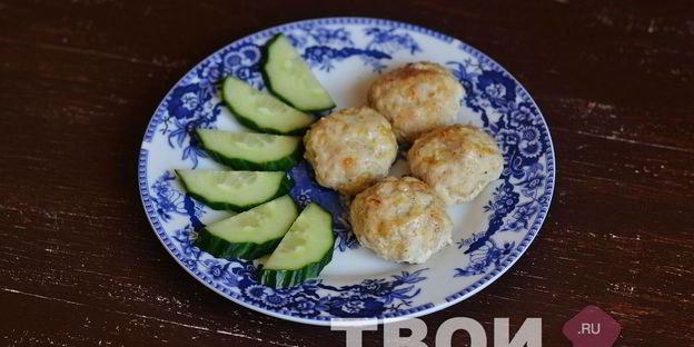 куриные фрикадельки с сыром