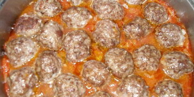 макароны с фрикадельками в духовке