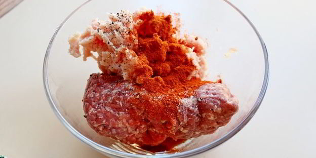 нут с овощами и фрикадельками