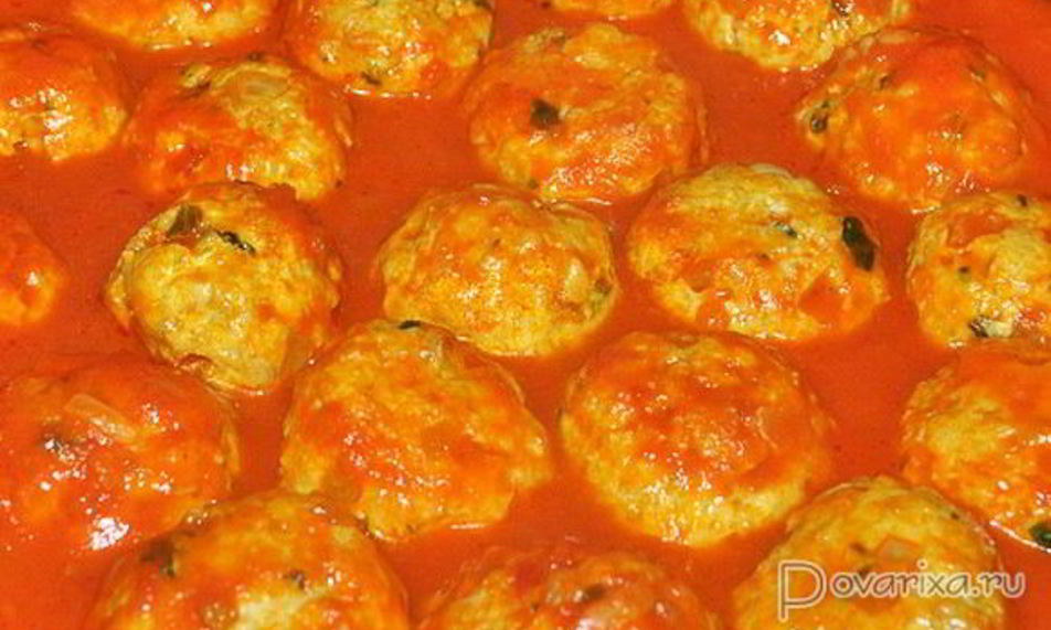 Рецепт рыбных фрикаделек в томатном соусе