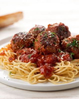 Спагетти с фрикадельками по-итальянски