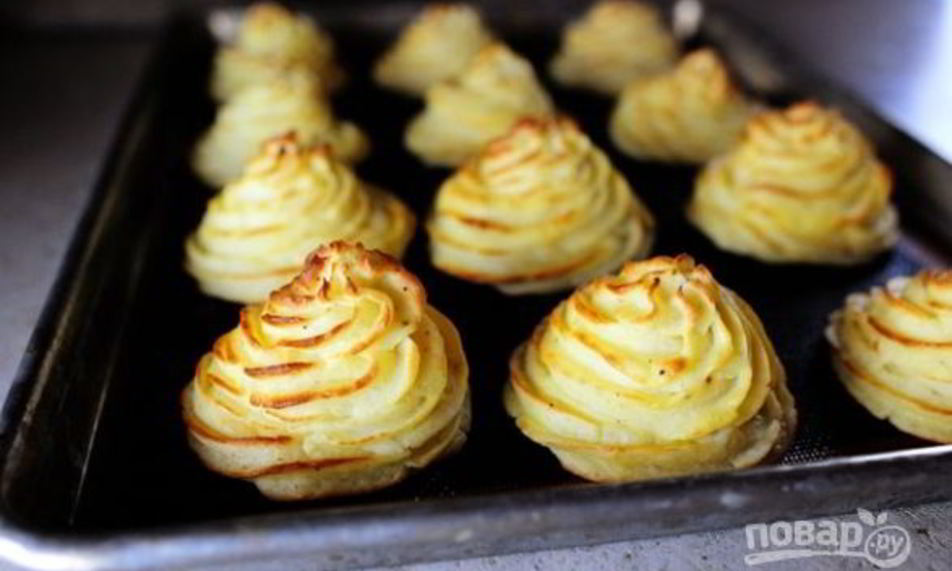 Рецепт гарнира герцогиня из картофеля