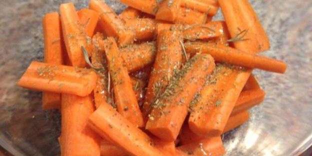 гарнир из моркови и стручковой фасоли