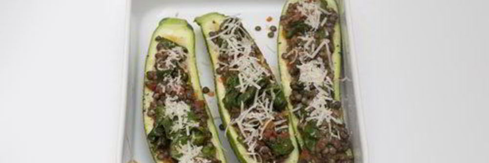 Чечевица с цукини