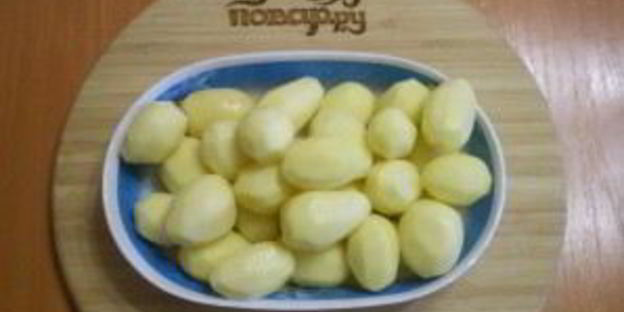 картофель кусочками в духовке