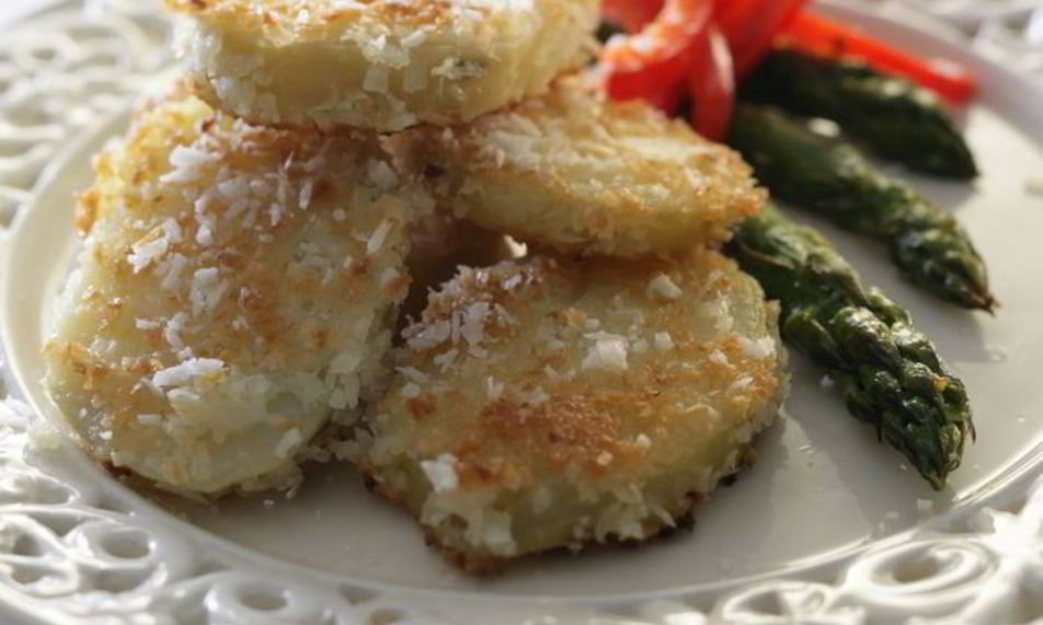 Рецепт картофеля, обжаренного в кокосовой стружке