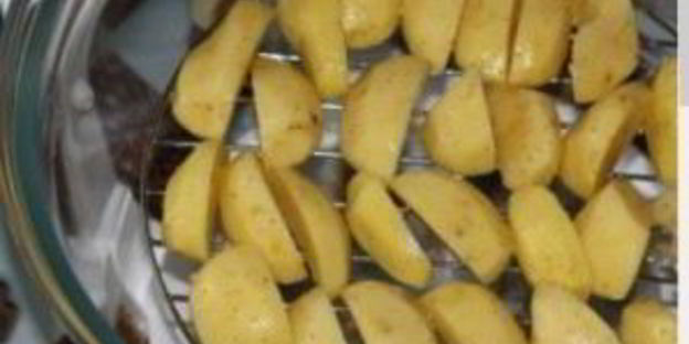 картофель по-деревенски в аэрогриле