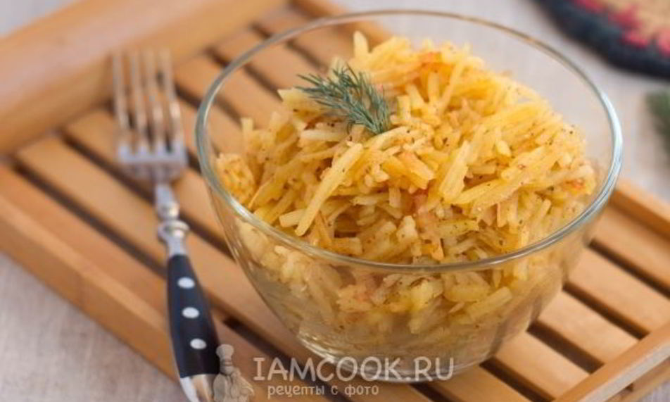 Рецепт картофеля по-корейски