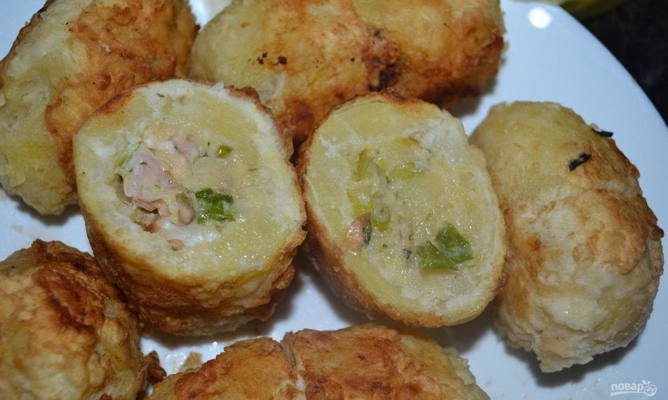 Рецепт картофеля с начинкой