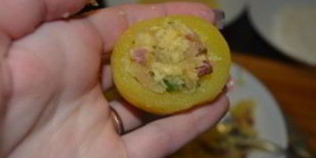 картофель с начинкой