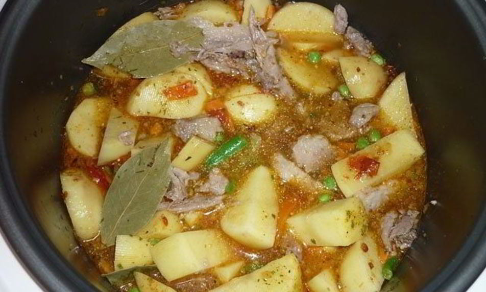 Рецепт картофеля с овощами в мультиварке