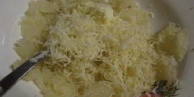 картофель в фольге с сыром