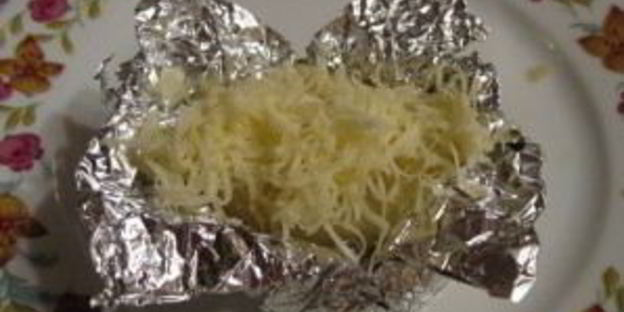 картофель в фольге с сыром