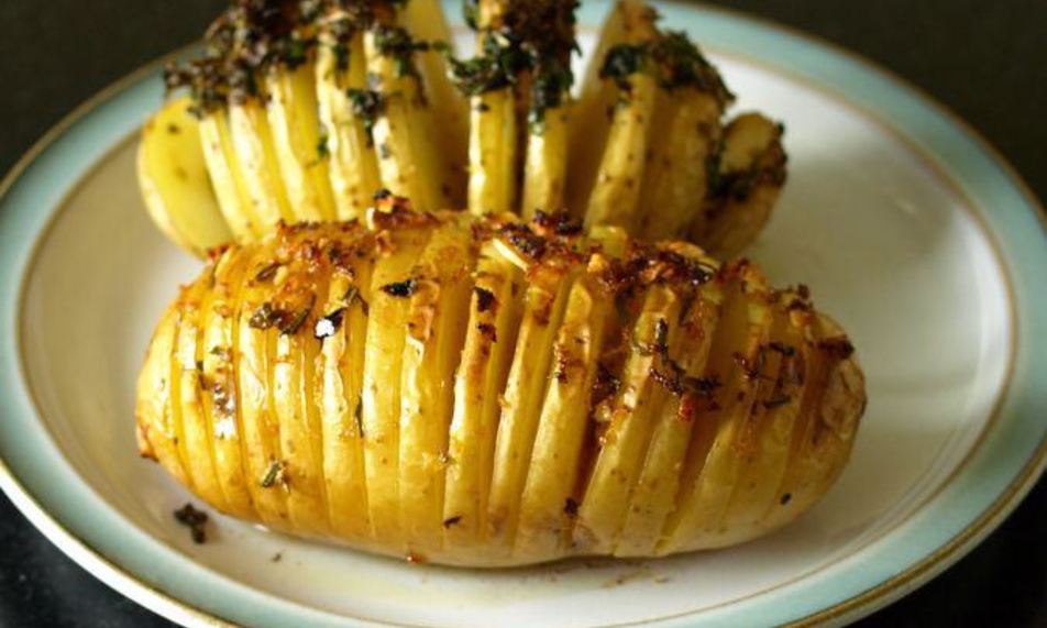 Рецепт картофеля в форме ежика