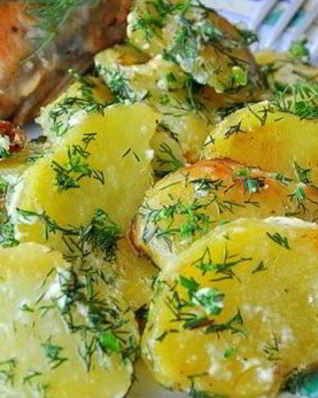 Картофель в сливках