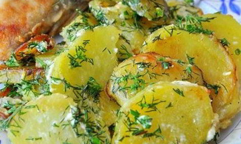 Рецепт картофеля в сливках