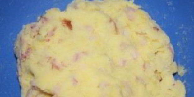 картофельные крокеты с ветчиной