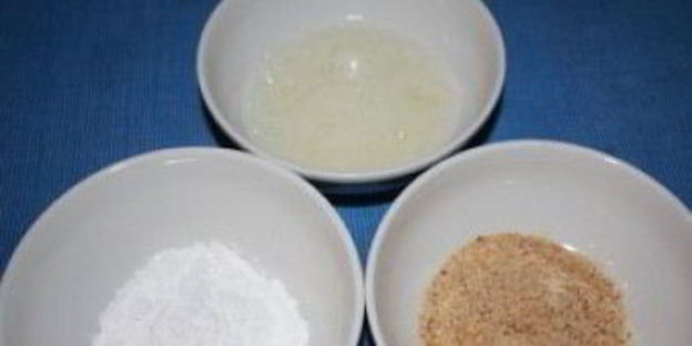 картофельные крокеты с ветчиной