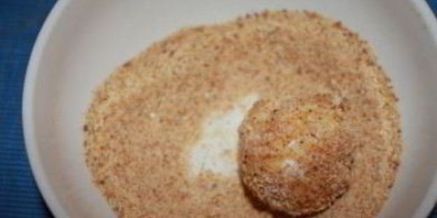 картофельные крокеты с ветчиной