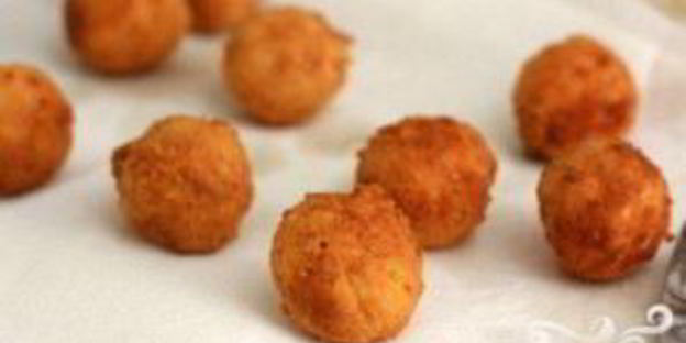 крокеты с индейкой и сладким картофелем
