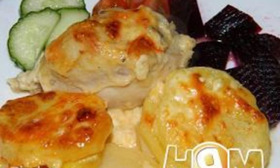 Рецепт молочного картофеля по быстрому