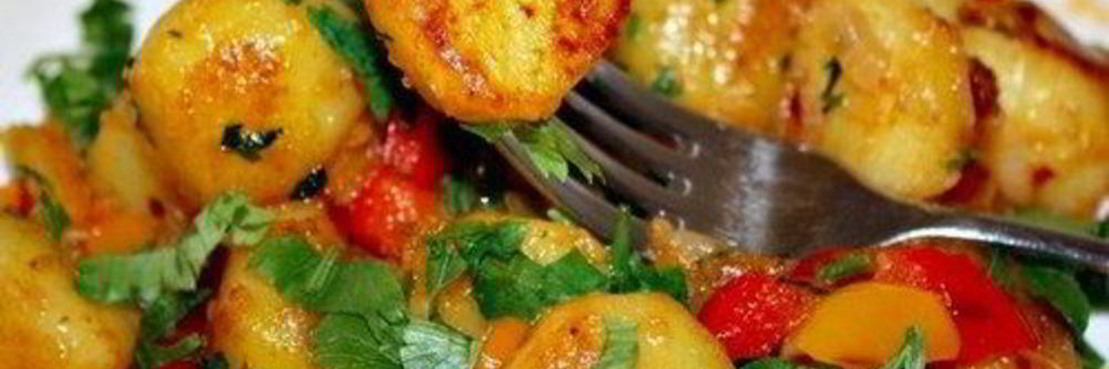 Острый картофель с красным перцем