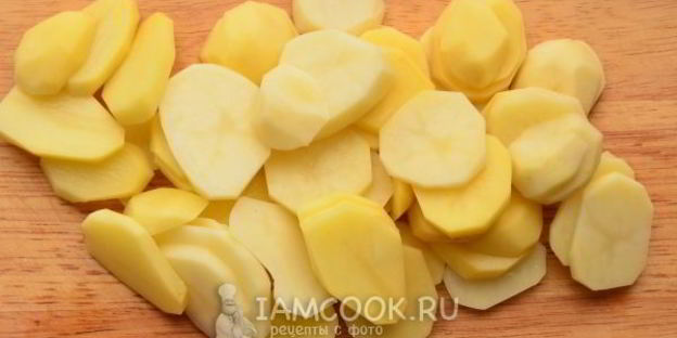 постная картошка с грибами в духовке