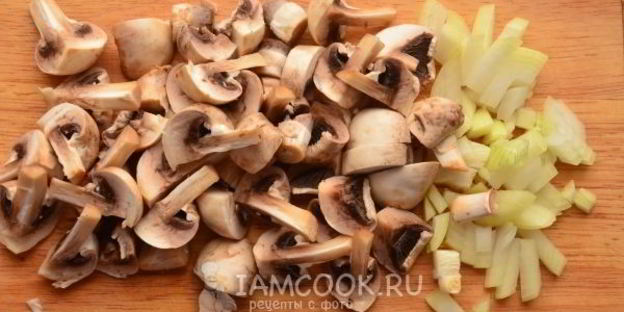 постная картошка с грибами в духовке