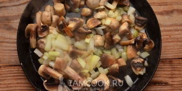 постная картошка с грибами в духовке