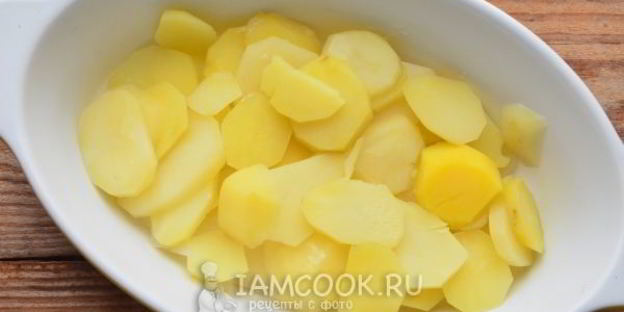 постная картошка с грибами в духовке