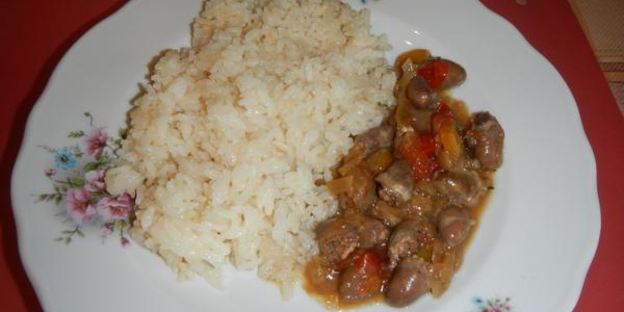 рис с чесноком