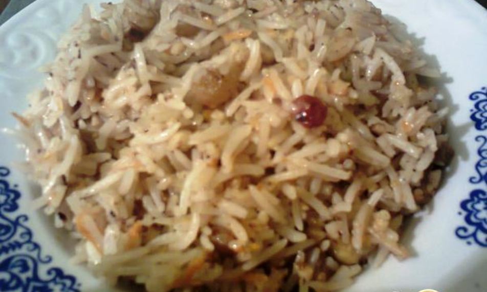 Рецепт риса с грецким орехом и апельсином