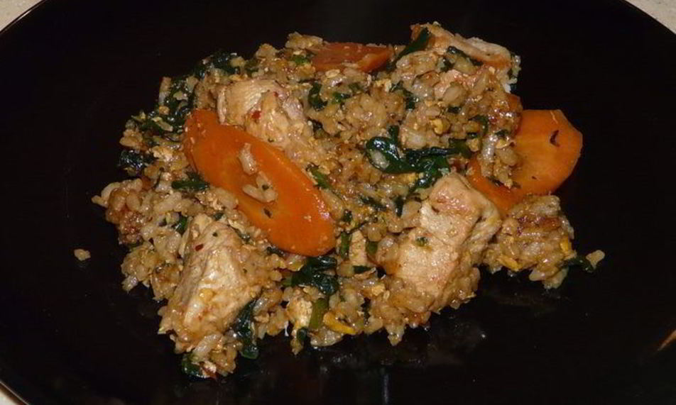 Рецепт риса с курицей в азиатском стиле