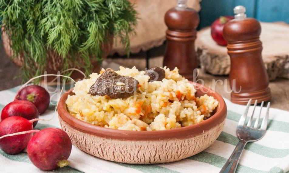 Рецепт риса с лесными грибами в мультиварке