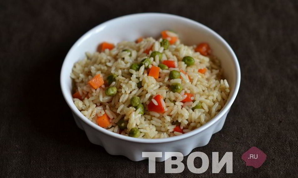 Рецепт риса с овощами в мультиварке