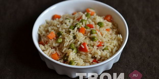 рис с овощами в мультиварке