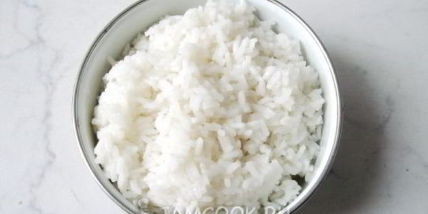 рис с шампиньонами и рубленой курицей