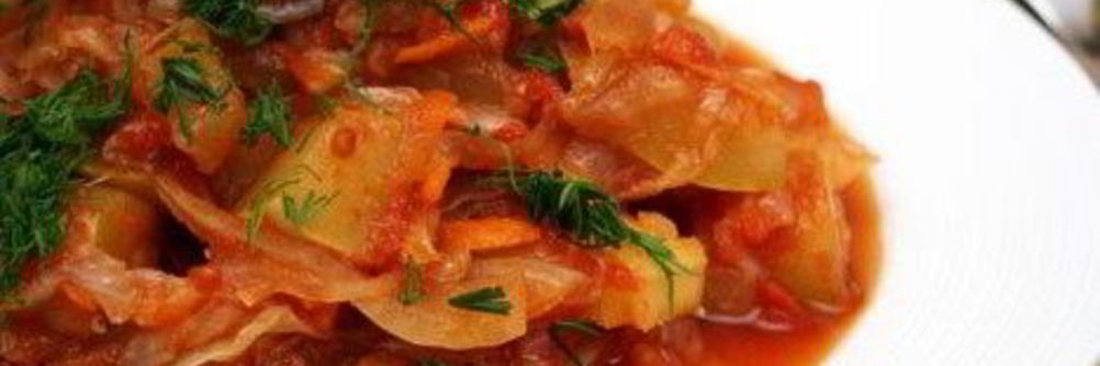 Рис с тушеными овощами